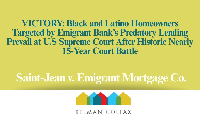 VICTORY: Black and Latino Homeowners Targeted by Predatory Lending Prevail
