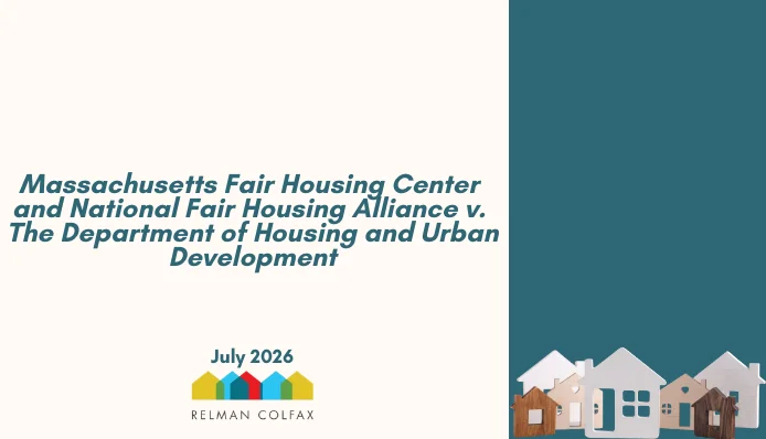 Massachusetts Fair Housing Center and National Fair Housing Alliance v. The Department of Housing and Urban Development